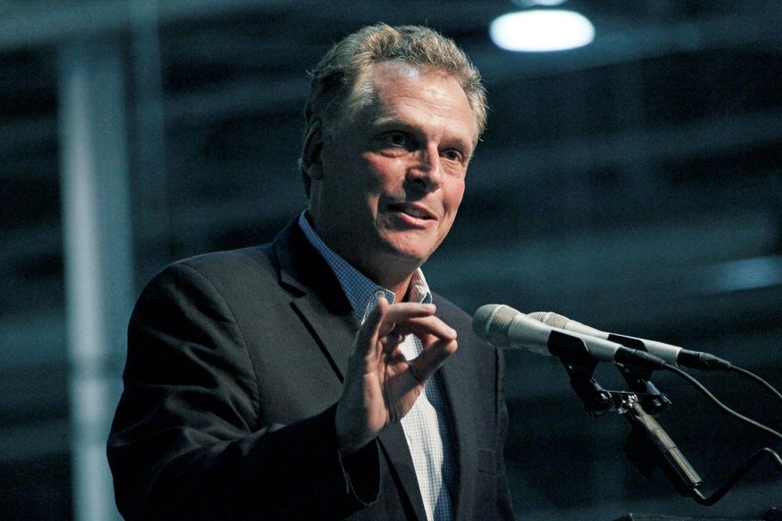** FILE ** Democrat Terry McAuliffe. (Associated Press)