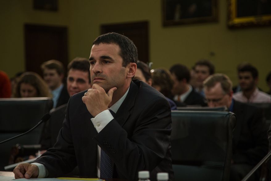 Danny Werfel, acting commissioner of the Internal Revenue Service, appears before a House oversight panel on Capitol Hill in Washington on Monday, June 3, 2013. (Andrew S. Geraci/The Washington Times)