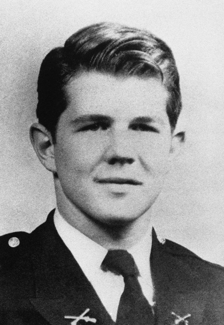 ** FILE** Televangelist Pat Robertson in his senior year at the McCallie School in Chattanooga, Tenn., 1946. (AP Photo)