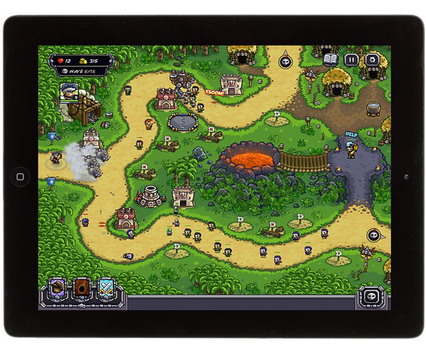 The tower defense game Kingdom Rush Frontiers HD is available for the iPad.