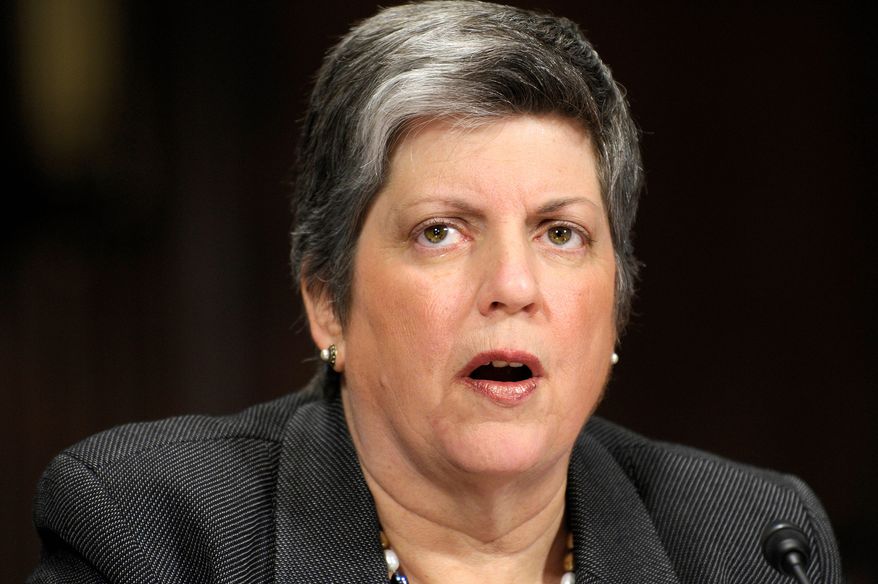 ** FILE ** Janet A. Napolitano leaves a mixed legacy as secretary of homeland security. Her celebrated response to weather emergencies, for example, is balanced by the unpopular addition of strict airline security measures. (Associated Press)