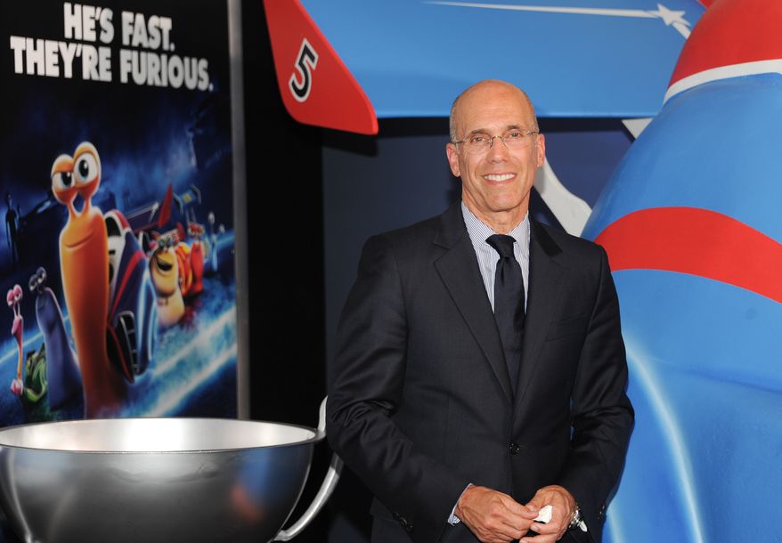 **FILE** DreamWorks CEO Jeffrey Katzenberg attends the premiere of "Turbo" at the AMC Loews Lincoln Square in New York on July 9, 2013. (Evan Agostini/Invision/Associated Press)