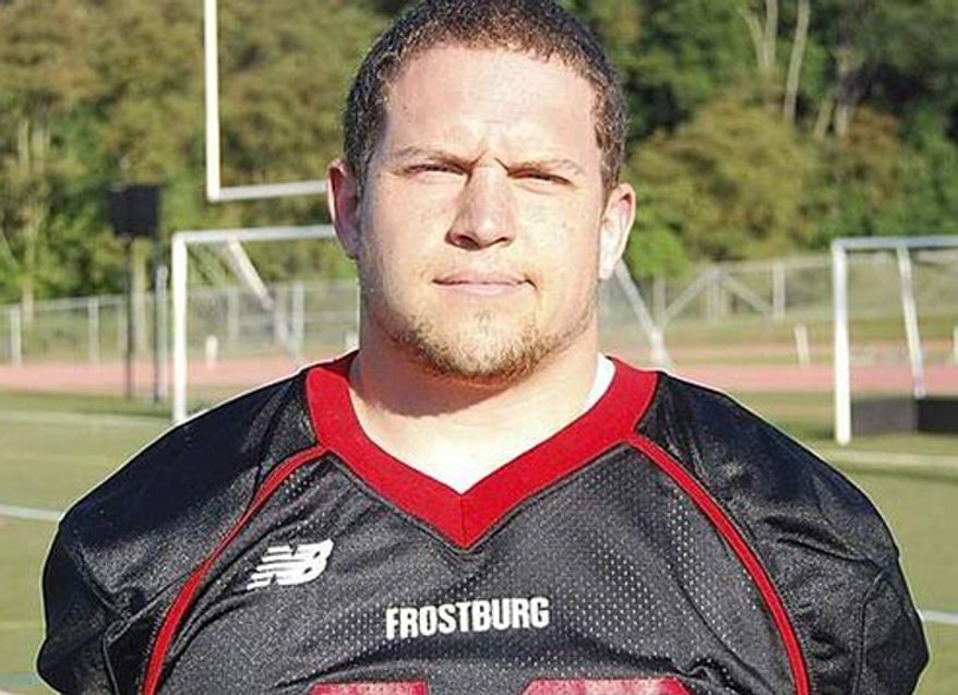 Derek Sheely, Frostburg State University football player who died in 2011. (Frostburg State University)