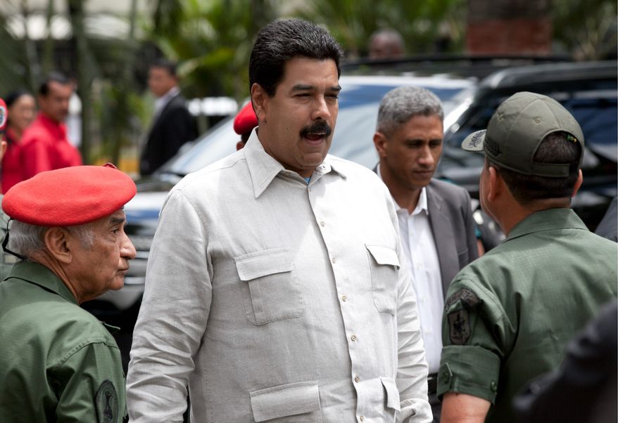 Venezuelan President Nicolas Maduro (AP Photo/Ariana Cubillos)