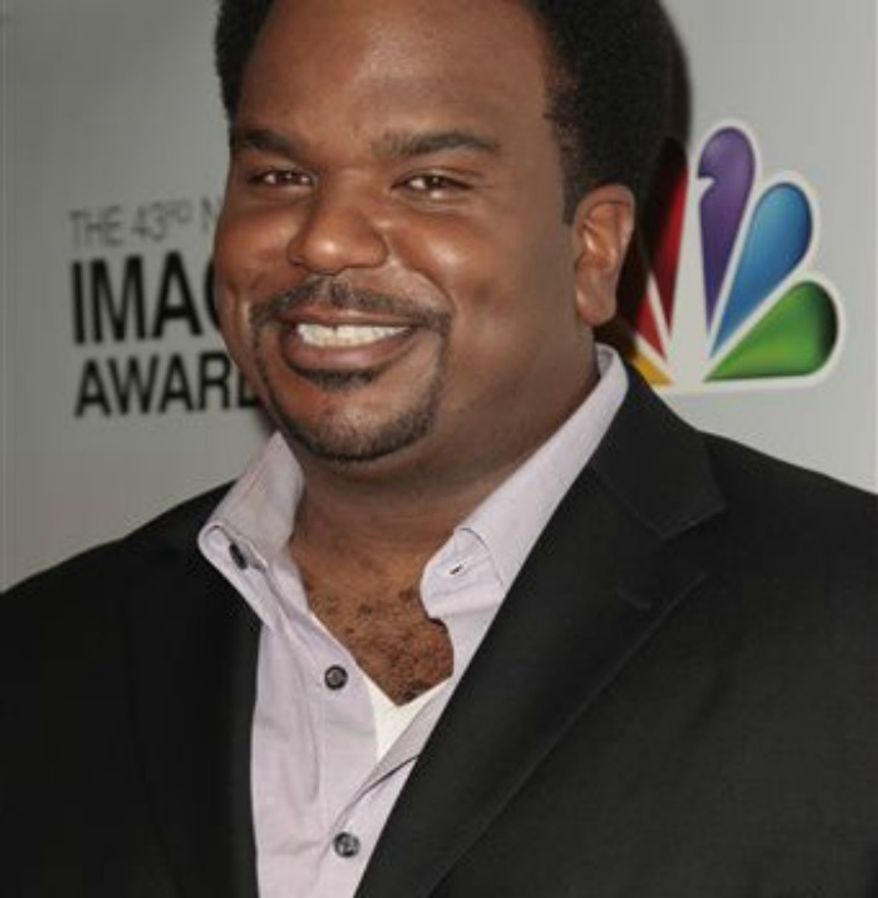 ** FILE ** Actor Craig Robinson arrives at the nominations for the 43rd NAACP Image Awards in Beverly Hills, Calif., Jan. 19, 2012. (Associated Press)