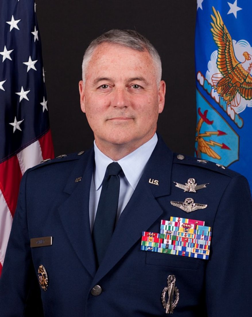 Maj. Gen. Michael Carey. (Screen grab from http://www.af.mil/)