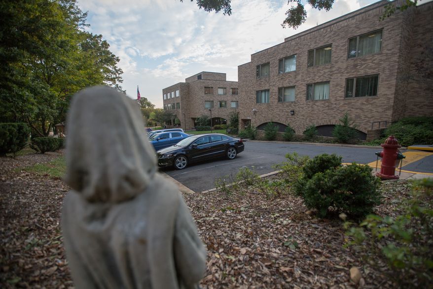 The Little Sisters of the Poor facility where Sosefina Amoa allegedly suffocated her infant son minutes after giving birth. (Andrew S Geraci/The Washington Times)