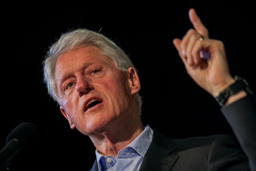 ** FILE ** Former President Bill Clinton. (AP Photo/Zach Gibson)
