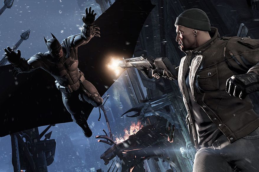 Criminals can not hide from the Dark Knght in the video game Batman: Arkham Origins.