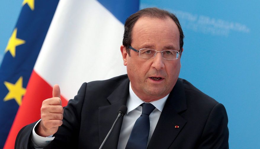 French President Francois Hollande Asssociated Press photo