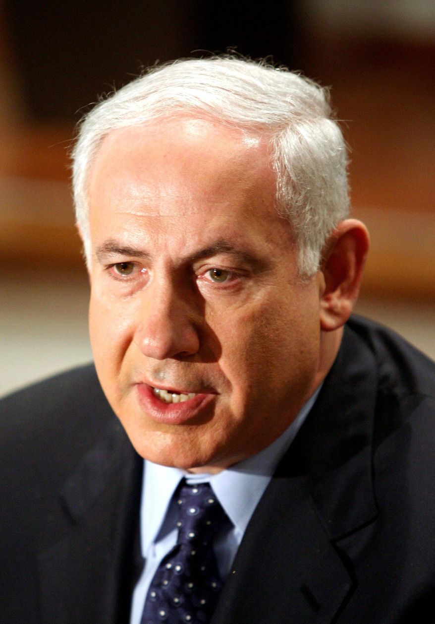 Israeli Prime Minister Benjamin Netenyahu Associated Press photo