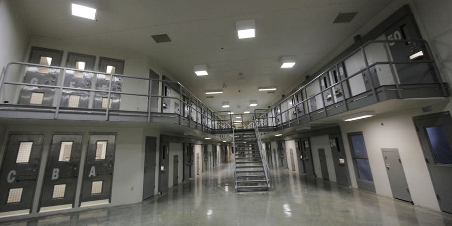 **FILE** A cell block is seen during a media tour of the Thomson Correctional Center in Thomson, Ill., on Dec. 22, 2009. (Associated Press)