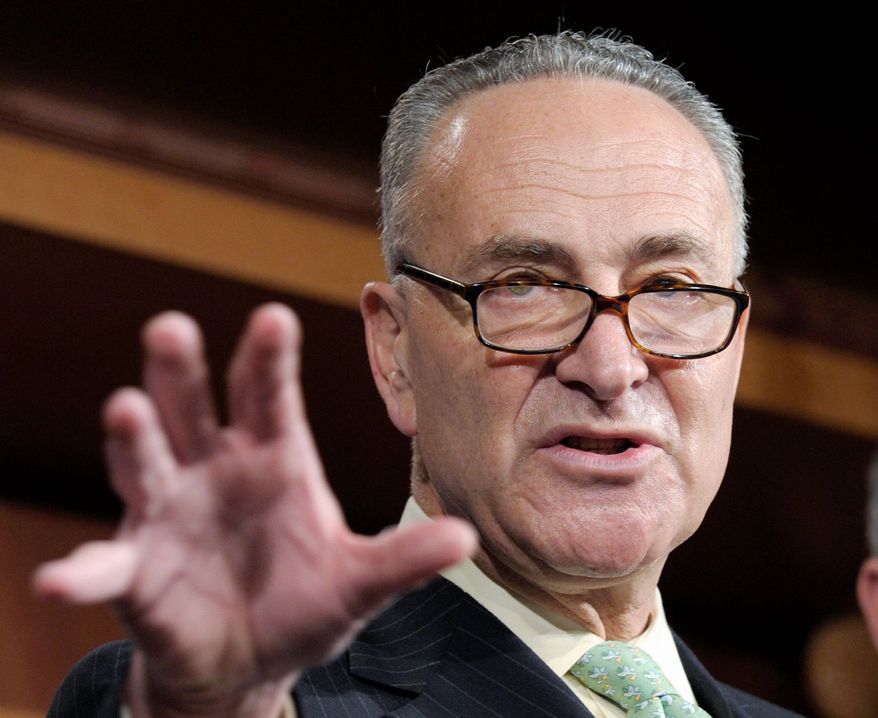 **FILE** Sen. Charles E. Schumer, New York Democrat (Associated Press)
