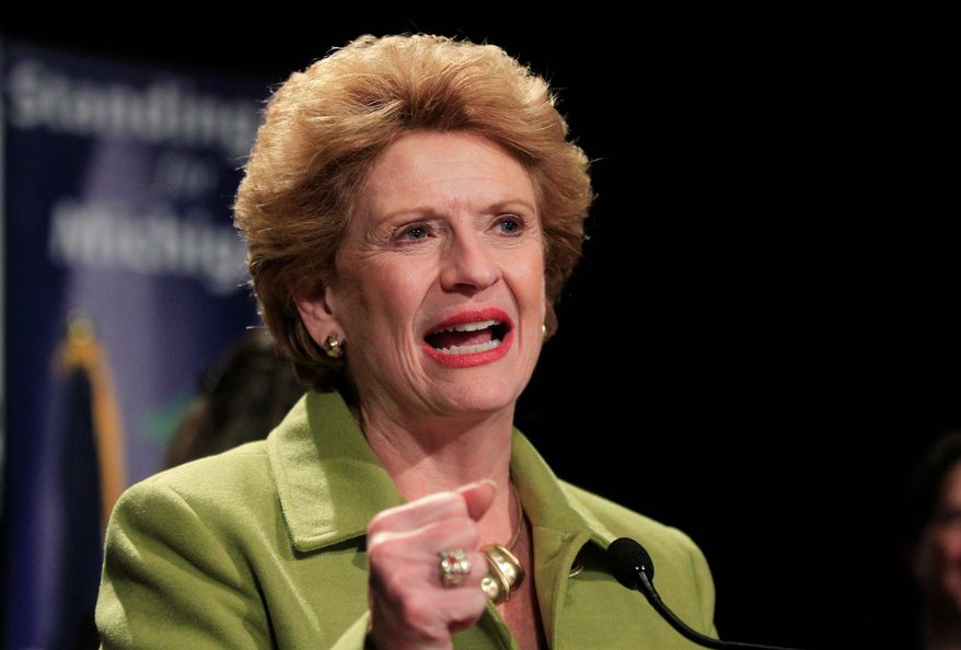 Sen. Debbie Stabenow, Michigan Democrat, said the Senate can enact major reforms to farm programs and end "outdated and unnecessary" subsidies. (ASSOCIATED PRESS PHOTOGRAPHS)