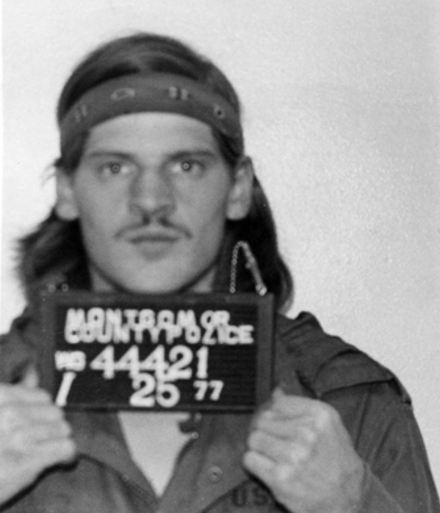 Montgomery County Police mugshot of Lloyd Welch from 1977. Welch was arrested for a residential burglary near Wheaton Plaza.