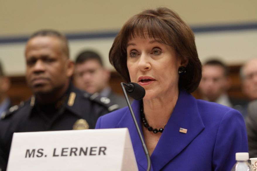 House Oversight Committee Republicans' new report accuses Lois G. Lerner of "reckless handling" of sensitive taxpayer information because she forwarded it from her government account to a private email. (Associated Press)