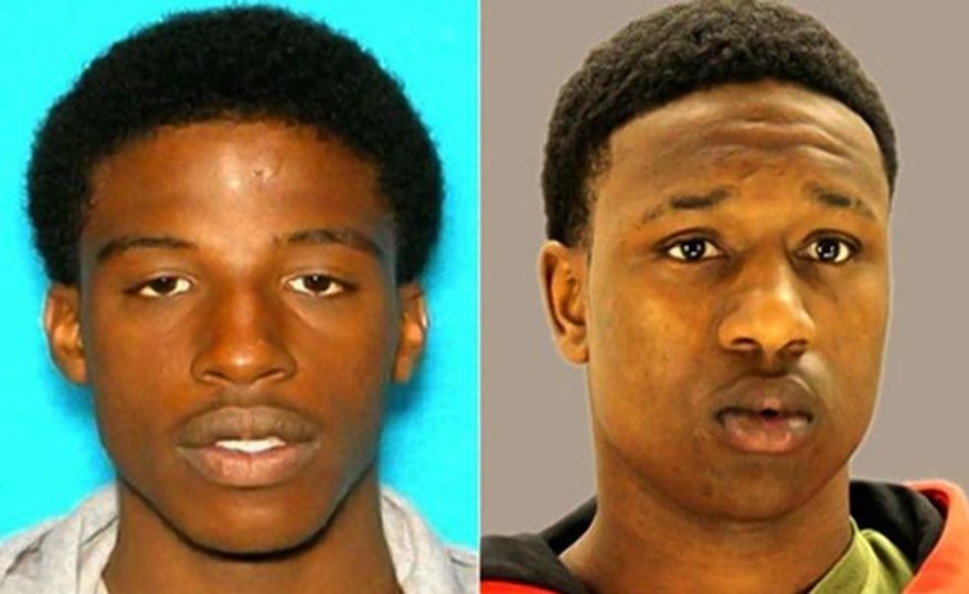 Jarvis Fisher, right, confessed to raping the girl along with 20-year-old Lucas Martin, left. Both have been charged with aggravated sexual assault of a child. Bail has been set at $125,000 (Police handout via New York Daily News)