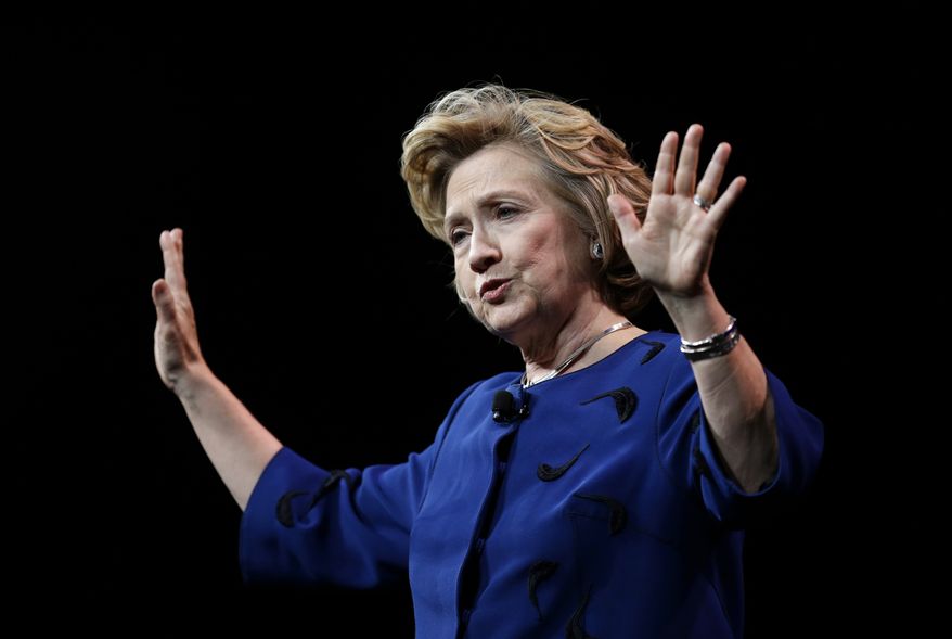 ** FILE ** Former Secretary of State Hillary Rodham Clinton. (AP Photo/Ben Margot)