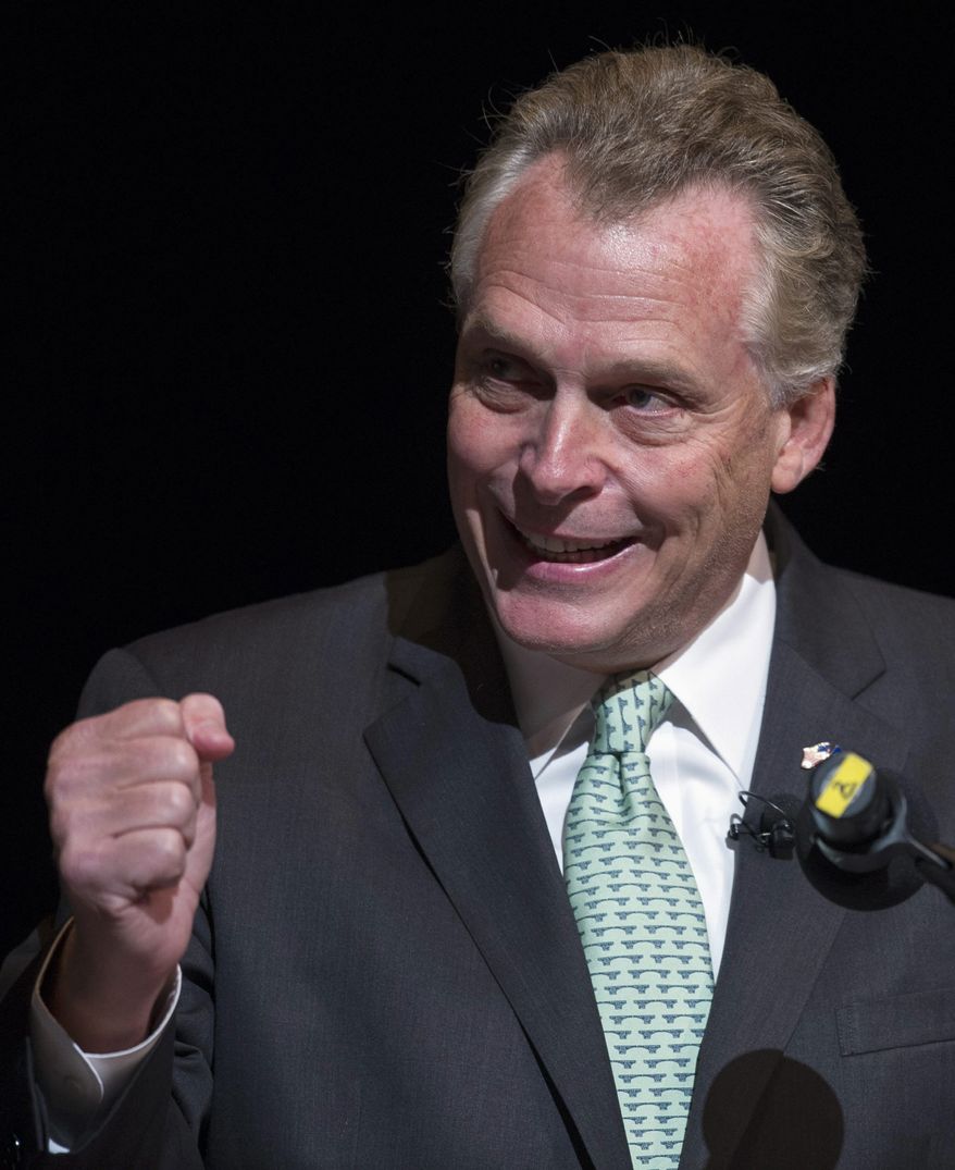 Terry McAuliffe Associated Press photo