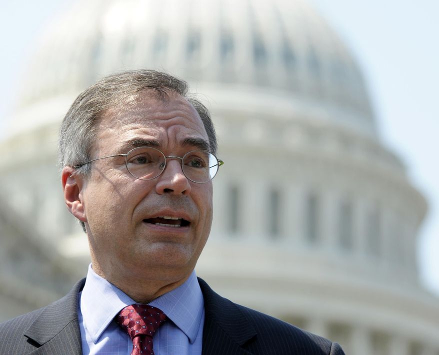 Rep. Andy Harris, Maryland Republican, speaks at a news conference outside the U.S. Capitol in Washington on June 28, 2012. (Associated Press) **FILE**