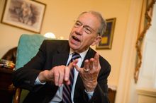 "These whistleblowers never have the opportunity to make their case," said Sen. Chuck Grassley, Iowa Republican. "It's stereotypical treatment of whistleblowers for the executive branch." (Andrew Harnik/The Washington Times)