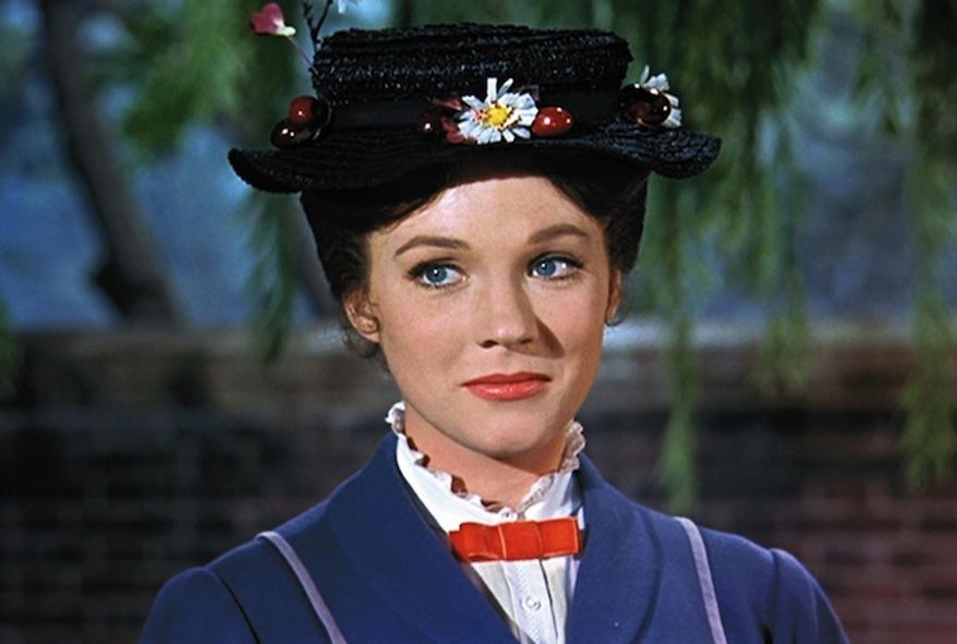 Julie Andrews as Mary Poppins