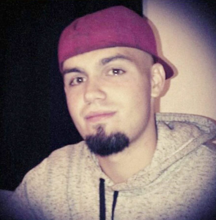 Unarmed: Dillon Taylor, 20, who was shot and killed by a Salt Lake City police officer outside a convenience store. (Facebook)