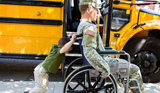 Vet and child