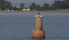 The Bloody Point Bar Lighthouse, located south of Kent Island, Md., dates from the 1880s. (Associated Press)