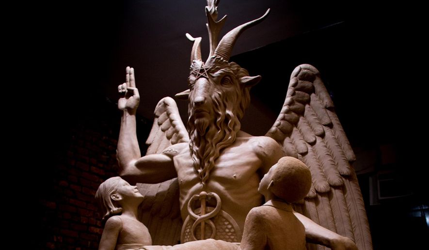 Afaik the other religions never allowed the statue of Satan Pater to be ins...