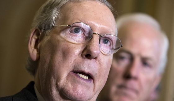 &quot;Some questioned whether Washington could ever agree on a replacement for No Child Left Behind. They needn't question any longer,&quot; said Senate Majority Leader Mitch McConnell, Kentucky Republican. (Associated Press)
