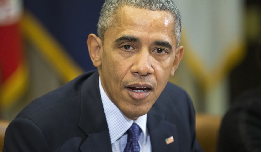 President Obama meets with members of his economic team in the Roosevelt Room of the White House on March 4, 2016. Obama spoke about U.S. employers adding 242,000 workers in February, driving another solid month for the resilient American job market. (AP Photo/Pablo Martinez Monsivais)