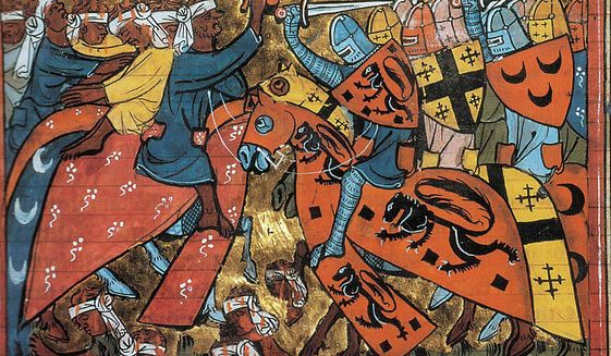 Historic Crusades painting