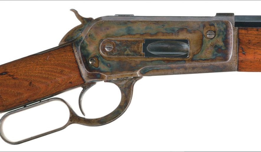 A historic 1886 Winchester rifle has broken the world record for the most expensive single gun ever auctioned. (Rock Island Auction Company)