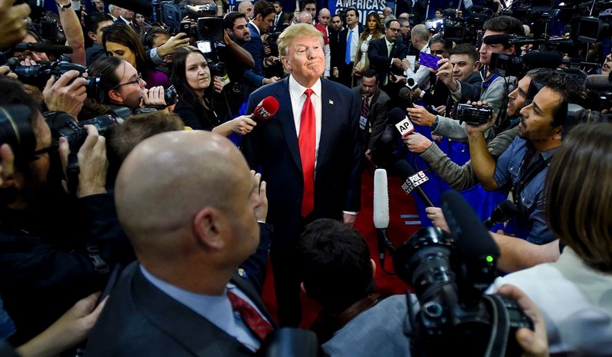 President Trump has a long history of negative press coverage, and it continues after he won the 2016 election a new study finds.  (Associated Press)