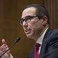 Steve Mnuchin has seen his confirmation for Treasury Secretary stalled due to tactics led by Senate Minority Leader Charles E. Schumer and other members of the Democratic Party. (Associated Press)