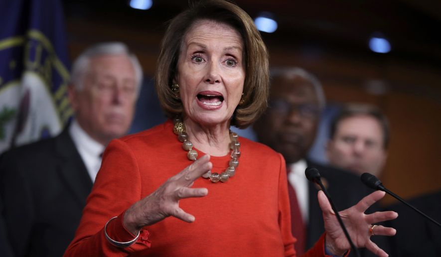 The word on the tongues of Democrats like Nancy Pelosi has been &quot;impeachment&quot; during the still-young Trump administration. (Associated Press)