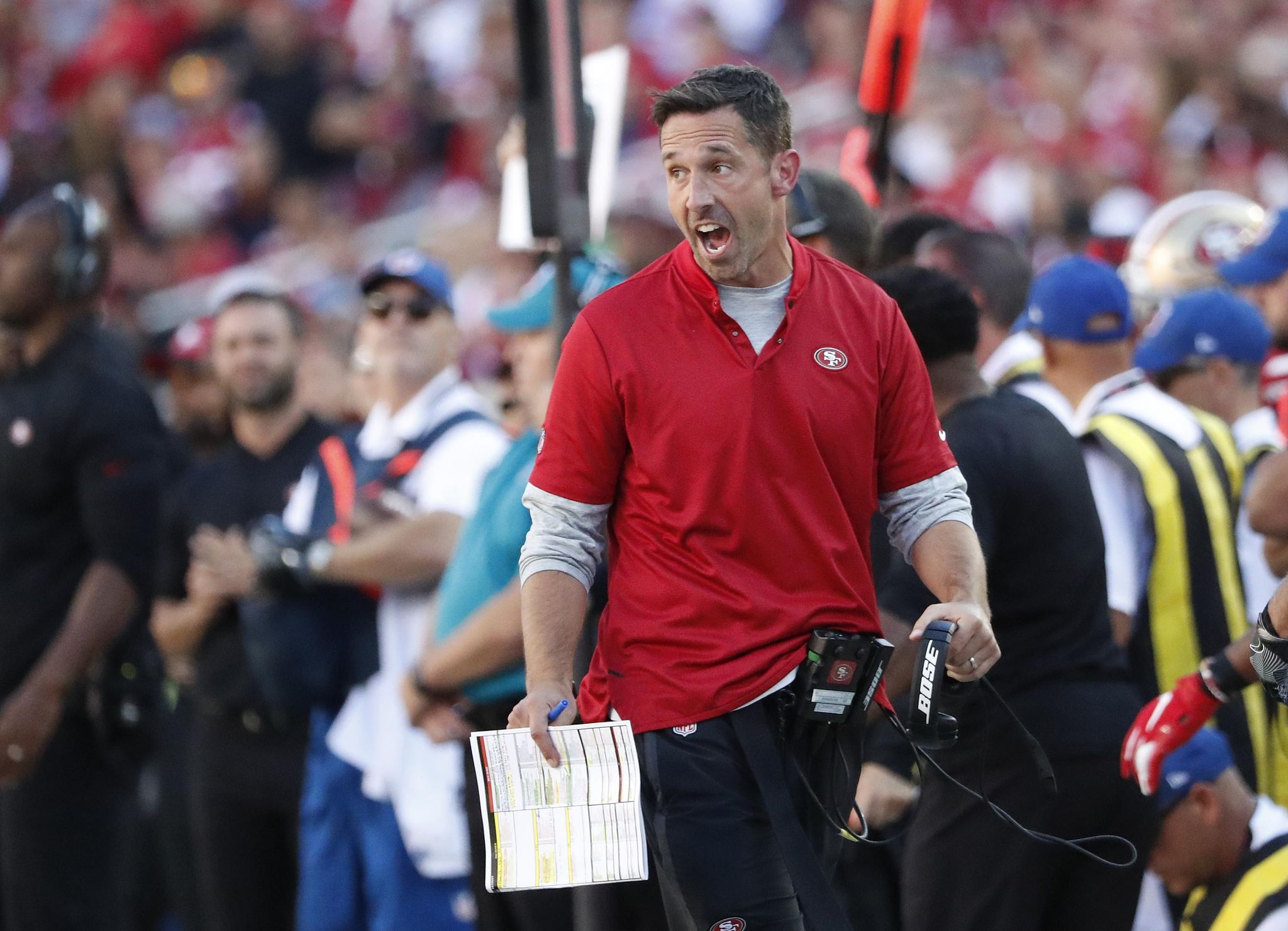 49ers fortunate to escape with 1st win after near collapse