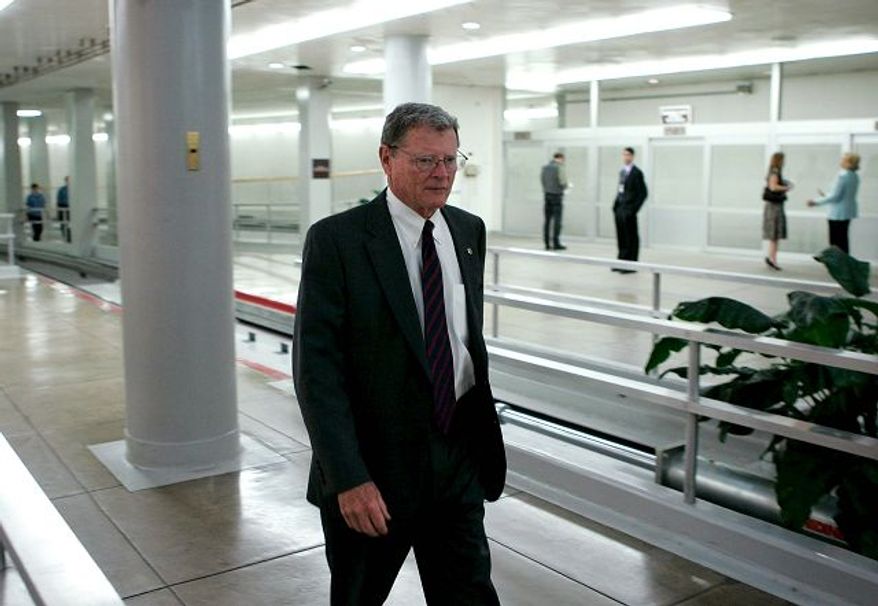 **FILE** Sen. James M. Inhofe, Oklahoma Republican