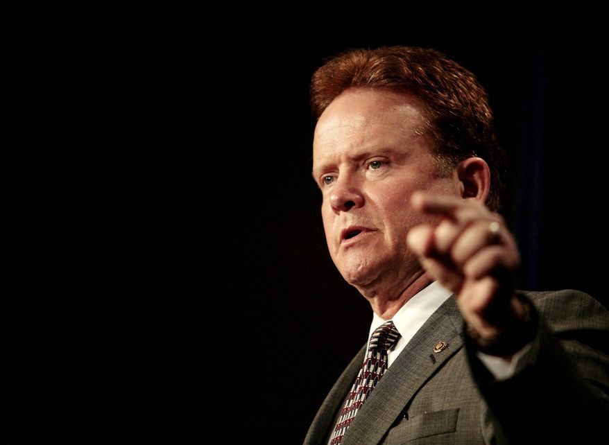 ** FILE ** Sen. Jim Webb was the chief author of the 21st Century GI Bill of Rights. (The Washington Times)