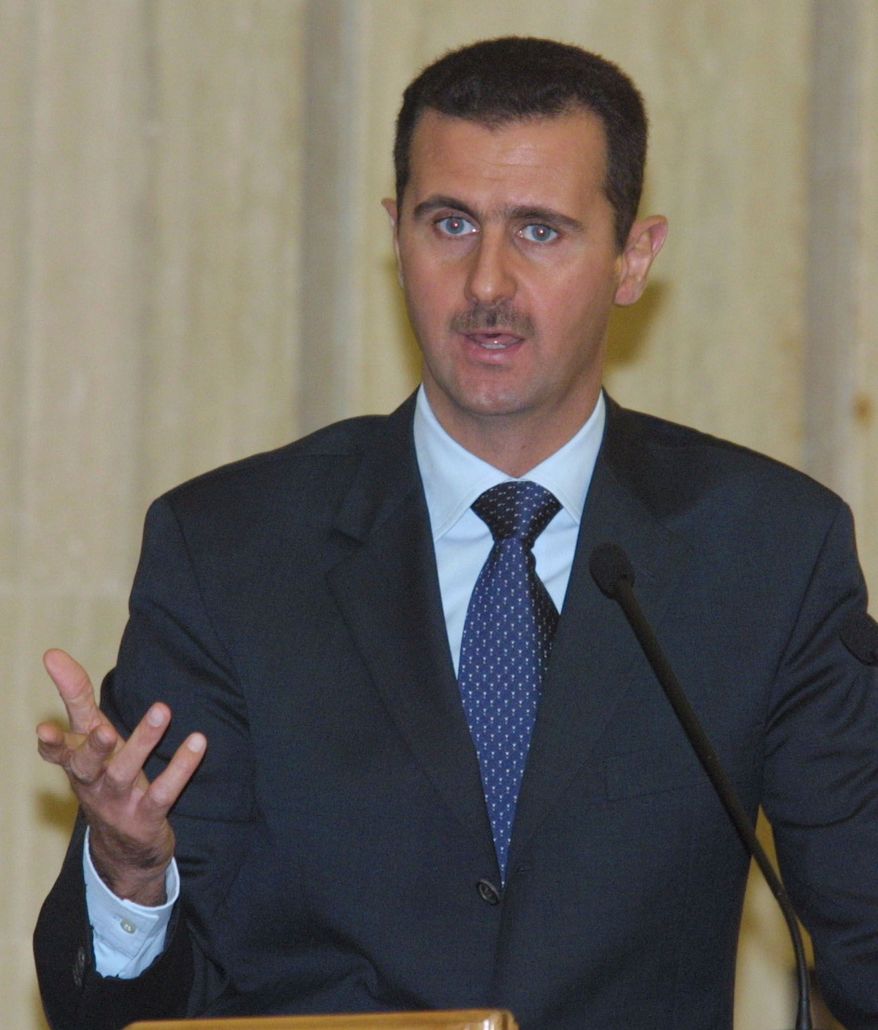 **FILE** Syrian President Bashar Assad (Associated Press)