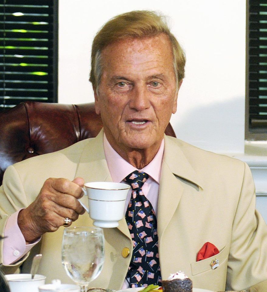 SPEAKING UP: Conservative singer Pat Boone says that "word is getting out that there's many of us in this business." Watch: <a href="http://www.washingtontimes.com/media/video">www.washingtontimes.com/media/video</a>.(PETER LOCKLEY/THE WASHINGTON TIMES)