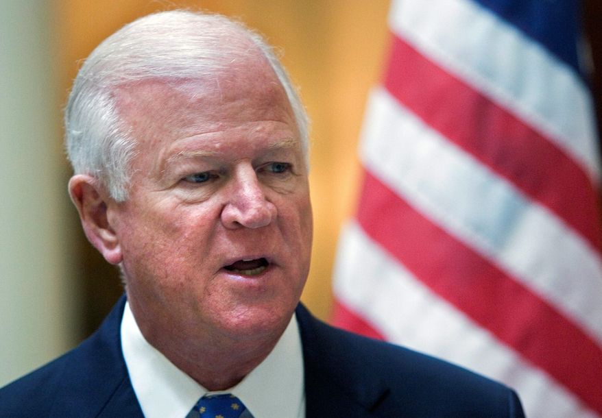 **FILE** Sen. Saxby Chambliss, Georgia Republican (Associated Press)