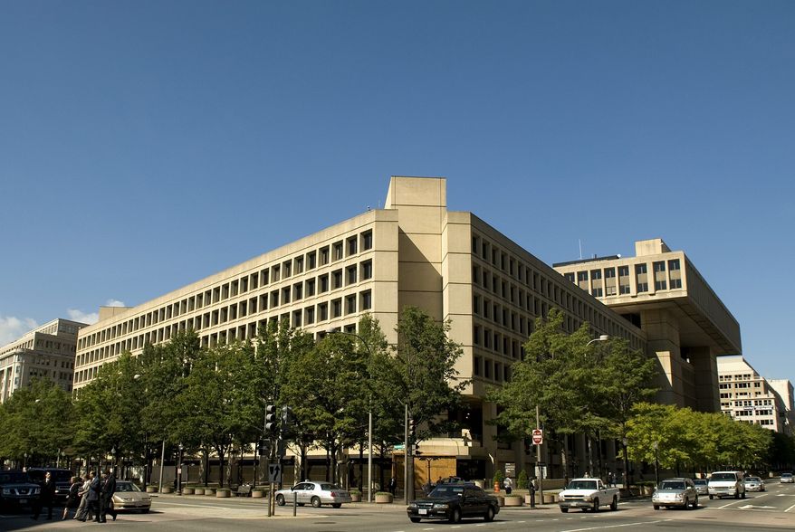 **FILE** The Federal Bureau of Investigation's D.C. headquarters (The Washington Times)