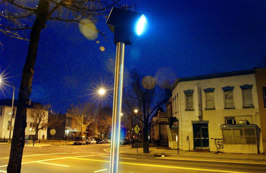 *** FILE *** A photo-radar camera on the 700 block of Florida Avenue Northeast, D.C. (The Washington Times)