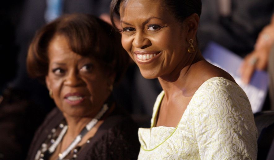 Michelle Obama and her mother, Marian Robinson (Associated Press)