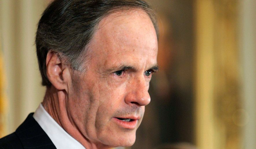 GETTY IMAGES
From left, Sens. Thomas R. Carper of Delaware, Evan Bayh of Indiana and Blanche Lincoln of Arkansas are among the members of the newly formed Moderate Dems Working Group. The group of 15 will meet to focus on legislative battles, such as the president&#x27;s $3.6 trillion budget proposal.