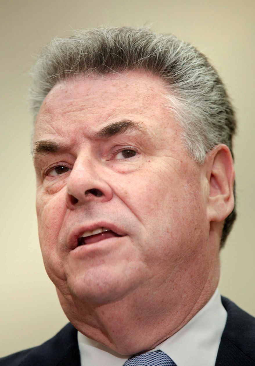 Rep. Peter T. King, New York Republican (Bloomberg News)
