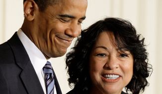 President Barack Obama and Judge Sonia Sotomayor (Associated Press)