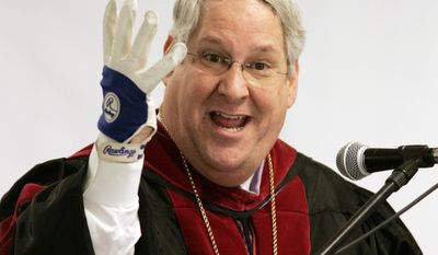 New Orleans Baptist Theological Seminary president Charles Kelley tells the 28 inmates in the Christian Ministry program that without a hand in the glove, the glove is worthless, and so they are the hand in God's glove of prison ministry, during his May 20, 2009 address at the Mississippi State Penitentiary in Parchman, Miss. (AP Photo/Rogelio V. Solis) Southern Baptist leaders like Kelley believe they need to adopt innovative techniques to reach out to potential members, including minorities.
